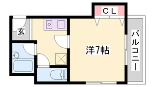 ポートサイドビル【403号室】の間取り
