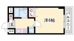 大手ビル【407号室】の間取り