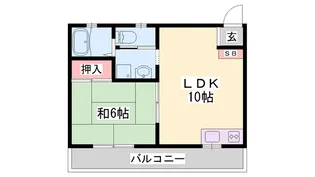 ラビス王塚公園【205号室】の間取り