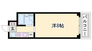 セ・メルヴェイユ伊川谷【703号室】の間取り