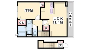 エミネンス【203号室】の間取り