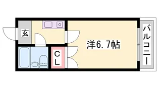 サニープラザ【405号室】の間取り