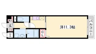 トゥールモンド【303号室】の間取り