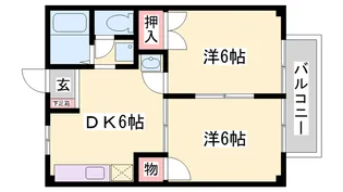 ハイツサンフラワー【102号室】の間取り