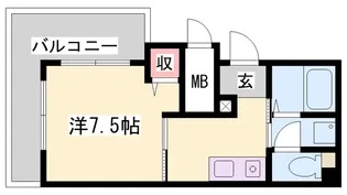 メイカビル【906号室】の間取り