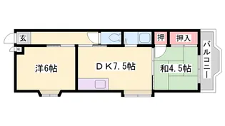 サンパレス【302号室】の間取り