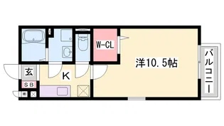 フローラ山の下【1階】の間取り