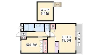 マウントック・レオ【207号室】の間取り