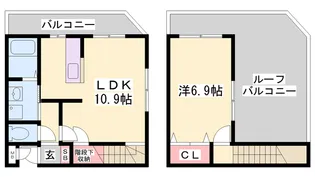 カーサ・ラベーテ【204号室】の間取り