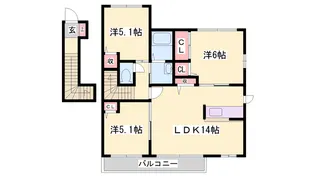 パストラルヴィラ大久保Ⅰ【201号室】の間取り