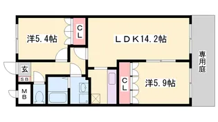 エスプワール【103号室】の間取り