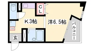 ラ ブリズ【302号室】の間取り