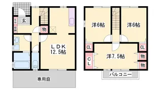 アルスクレストⅠ【1階】の間取り