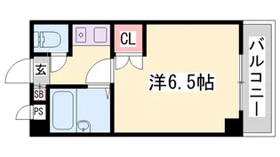 ハイツフォックス【403号室】の間取り