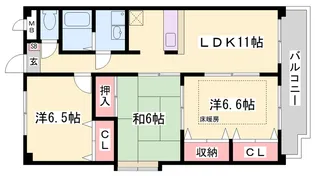 ソシアヒルズ【1階】の間取り