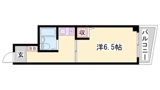 AQUA西明石【402号室】の間取り