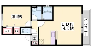 リーフデ【1階】の間取り