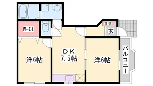 ルマージュ神戸3番館【1階】の間取り