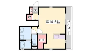 ソフィアハウス【101号室】の間取り