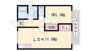 フレグランスリッチⅡ【105号室】の間取り