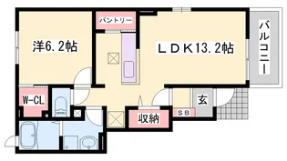 セレーノ【1階】の間取り