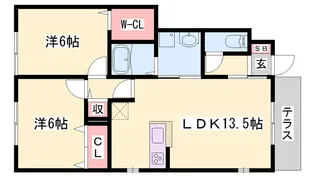 コンフォート大島ⅣB【102号室】の間取り