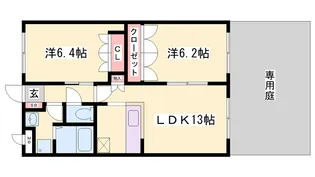 マウントック・レオ【106号室】の間取り