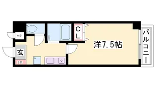 YKハイツ上ノ丸【306号室】の間取り