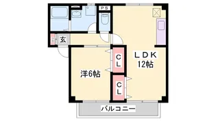 ベラノッテ【102号室】の間取り