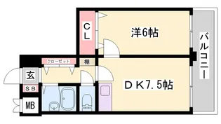 シャルル小野【3階】の間取り