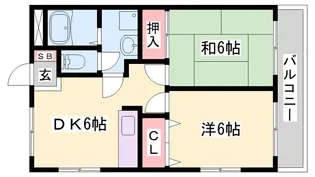 ゼクセル【202号室】の間取り