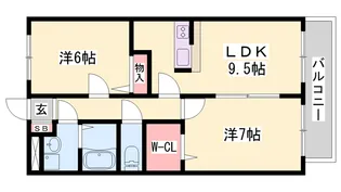 レストフル【202号室】の間取り