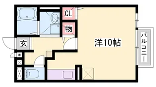 サルドセジュール【202号室】の間取り