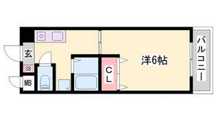 アスフローレス【1階】の間取り