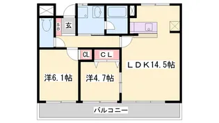 カーサ・ラベーテ【302号室】の間取り