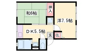 愛都利恵【101号室】の間取り