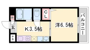 サテライトシティハイツ【2階】の間取り
