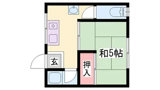 ハイム志染【B号室】の間取り