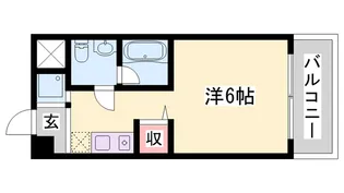 パラディッソコート【3階】の間取り