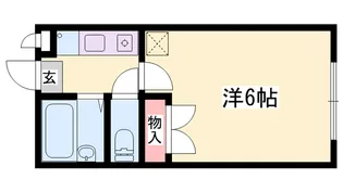 レオパレスシーサイド【103号室】の間取り