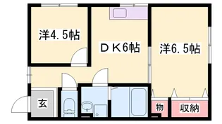 マンションえびす【301号室】の間取り
