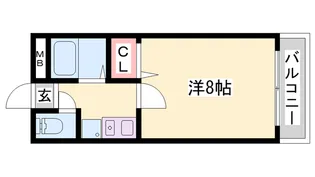 レシア栄【101号室】の間取り