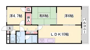 サンフラワー貴崎【503号室】の間取り