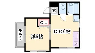 DAKOTA HOUSE【1階】の間取り