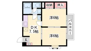 シルフィード【101号室】の間取り