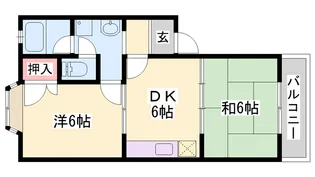 ベルデュウラⅡ【205号室】の間取り