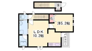 エターナルシー【202号室】の間取り