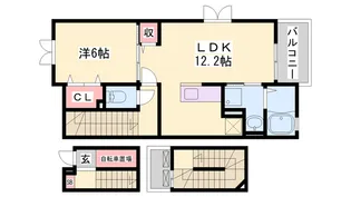 アンダンテ【3階】の間取り
