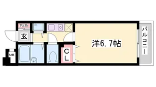YKハイツ相生町【7階】の間取り