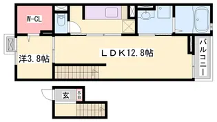 ムーンダスト【4階】の間取り
